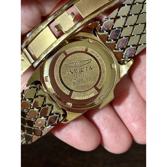 INVICTA WOMEN'S 3 CARAT DIAMOND SWISS QUARTZ WATCH MODEL 2973 LE 644/1200 - Picture 6 of 7